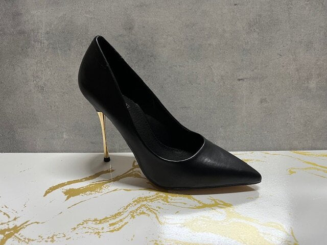 Pumps Gold&gold